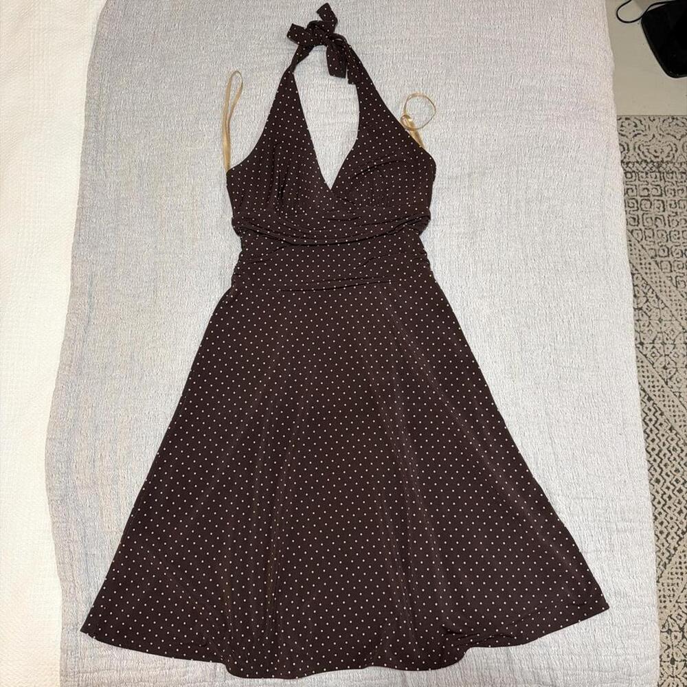 BCBGMAXAZRIA Women's Brown Dress